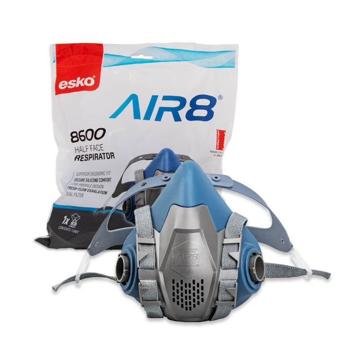 Esko AIR8 8600 Half-Face Silicone Respirator