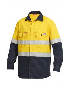 Hard Yakka | Shieldtec FR Hi Vis Taped Shirt | Y04350