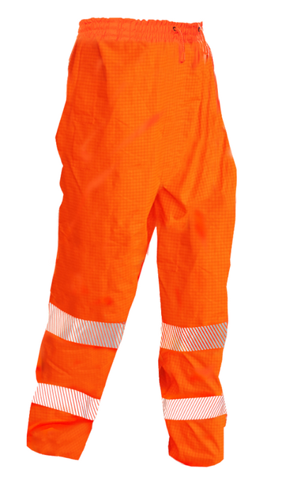 Safety T Tec | Essential D/N FR PU Coated Orange Rain Trousers | 801078