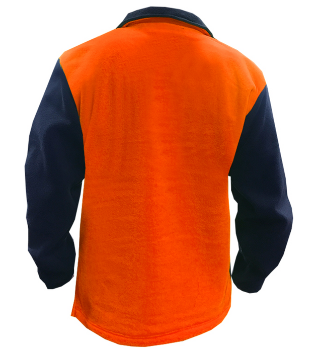 Safe T Tec | Polar Fleece 360gsm DO Orange/Navy | 801095