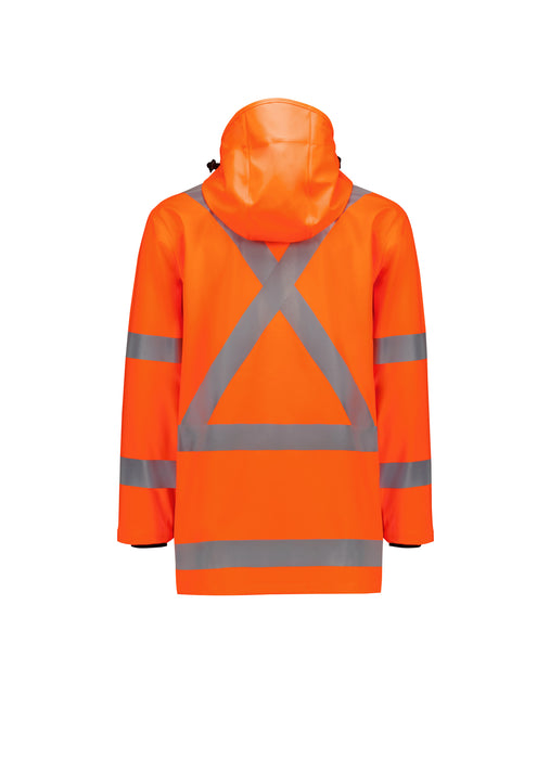 Syzmik | Mens TTMC-W23 Hi Vis X Back Heavy Duty Waterproof Jacket | ZJ620